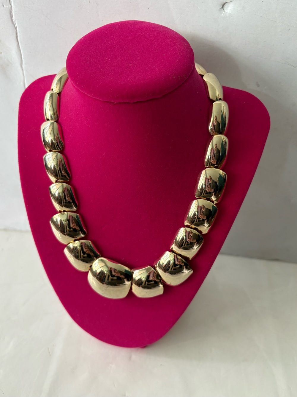 Gold Chunky Bead Necklace - Women Jewelry